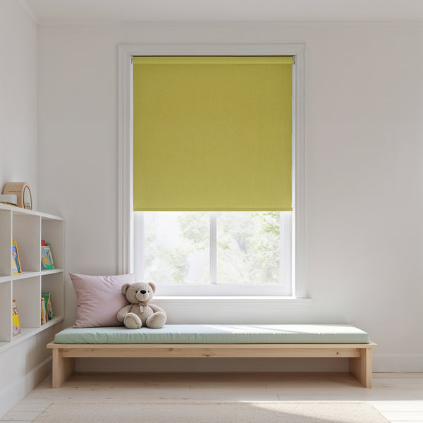 Lares Apple Green Roller Blind