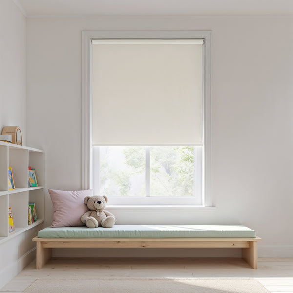 Lares Frost White Roller Blind