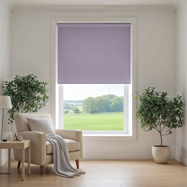 Lares Heather Purple Roller Blind