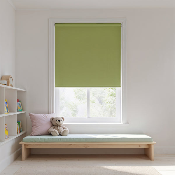 Lares Marsh Green Roller Blind