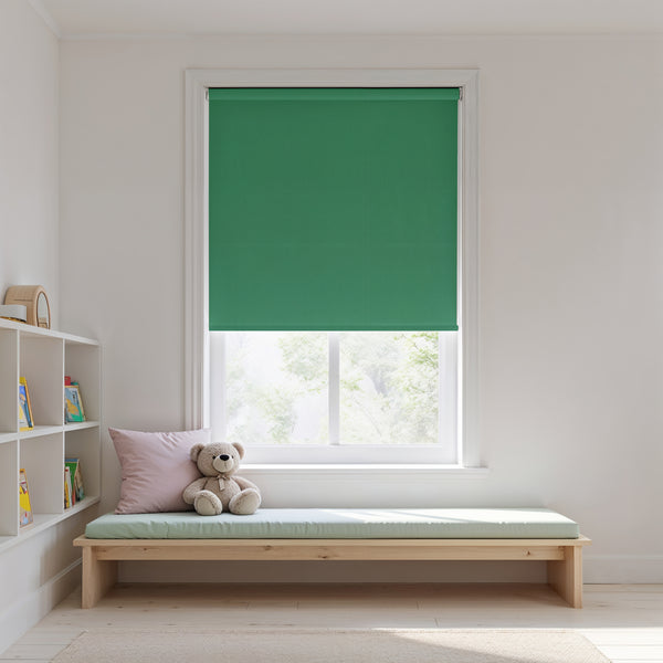 Lares Pine Green Roller Blind