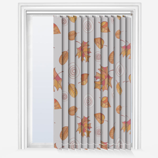 Autumn Leaves Vertical Blind