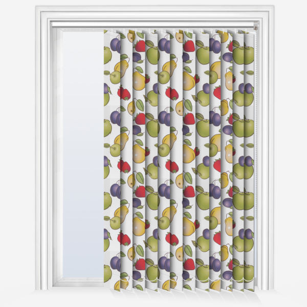 Colourful Retro Fruits Vertical Blind