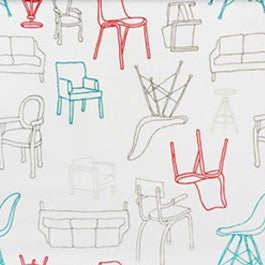 Furniture Icons Roller Blind