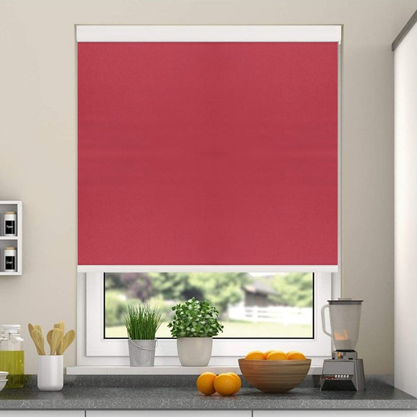 Glittered Dark Cherry Roller Blind