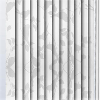 Grey Birds Vertical Blind