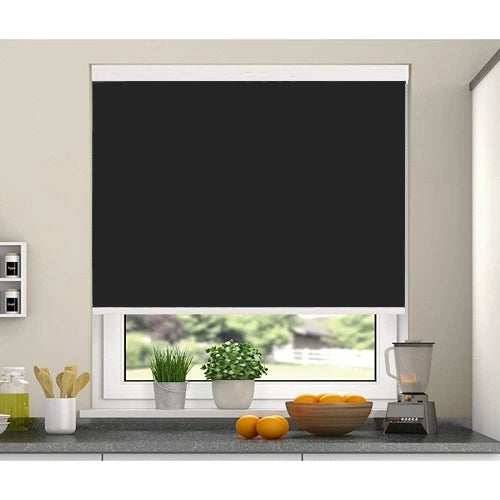 Matte Black Roller Blinds