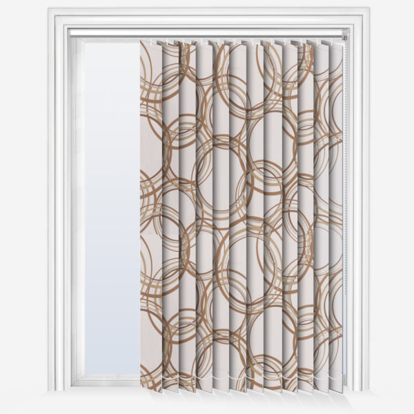 Overlapping Circles Vertical Blind