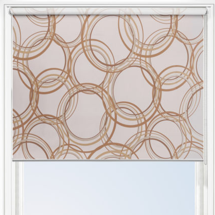 Overlapping Circles Roller Blind