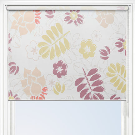 Pale Flowers Roller Blind