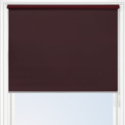 Red and Black Sunscreen Roller Blind