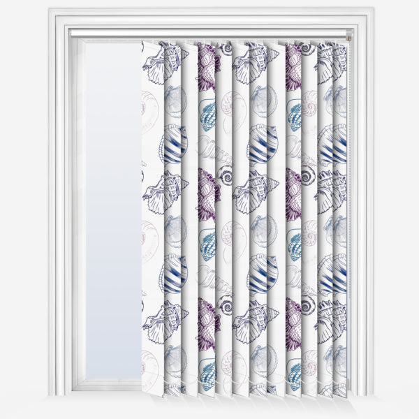 Sea Shells Vertical Blind